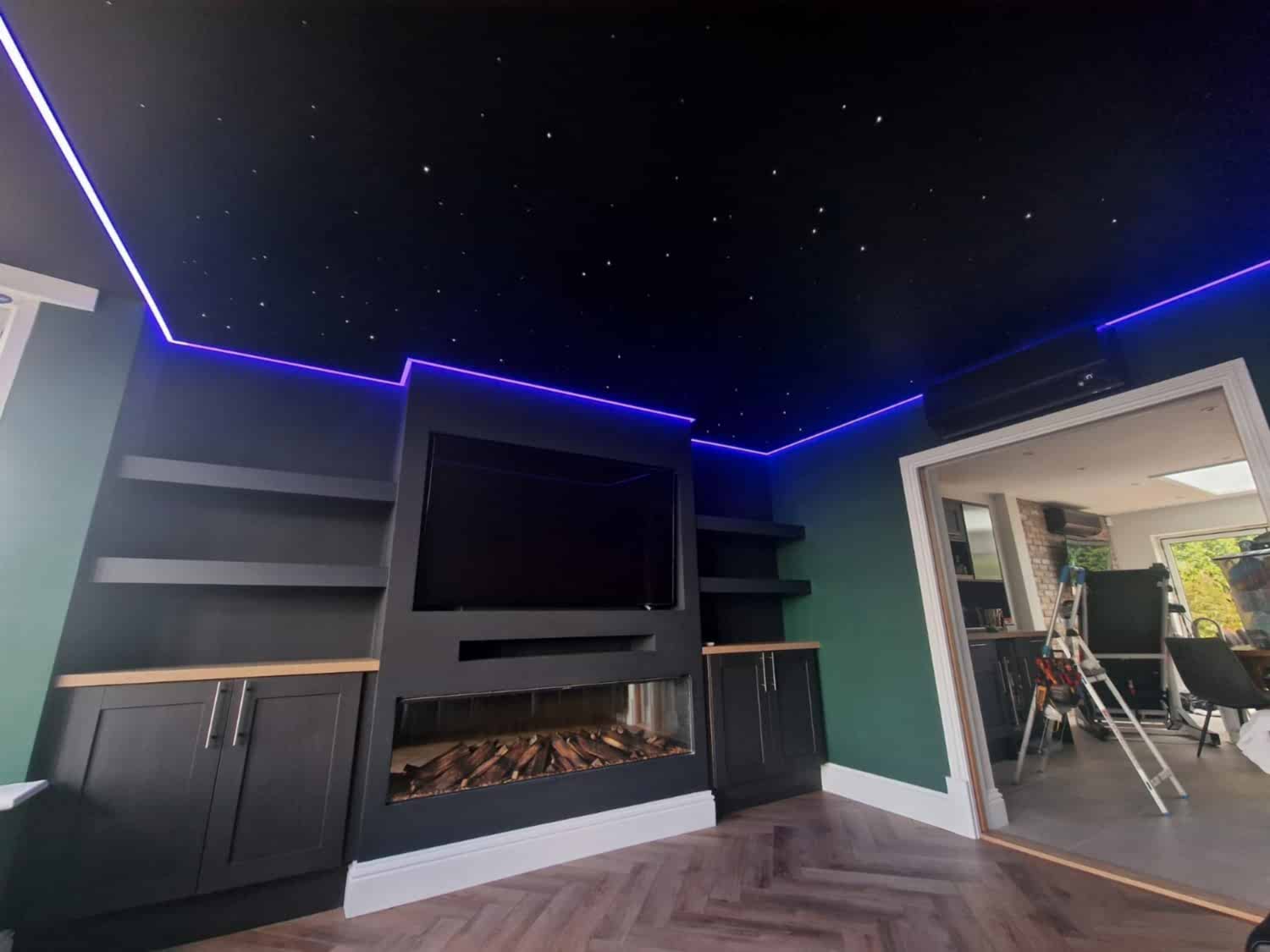 Starlight fabric ceiling